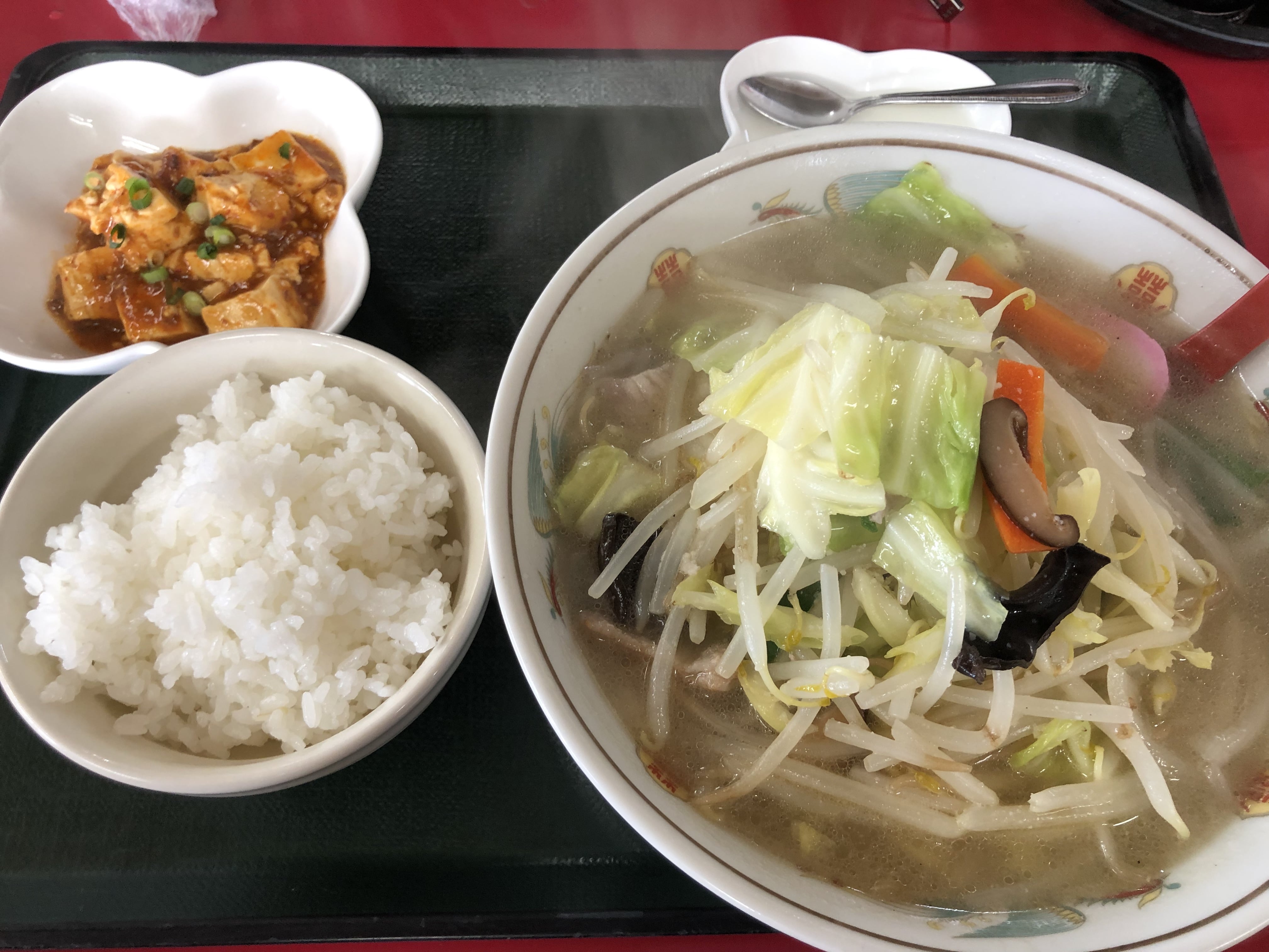掛川宝龍｜下垂木支店のタンメンが野菜たっぷりでお腹いっぱいになった