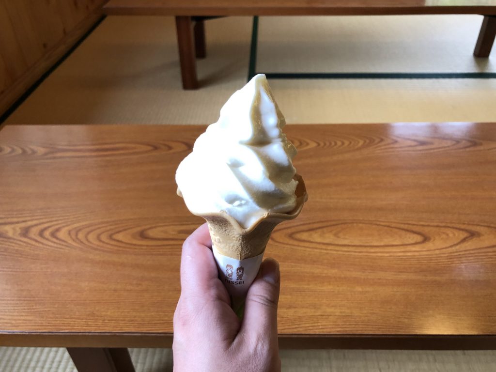 柴ちゃん牛乳のソフトクリーム